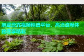 麻豆唐霏视频精选平台，高清流畅体验尽享精彩
