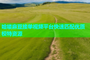 哈喽麻豆接单视频平台快速匹配优质模特资源