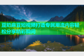 豆奶麻豆短视频打造专属潮流内容轻松分享精彩瞬间
