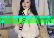 麻豆文化视频在线看丰富资源高清体验