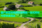 国产麻豆短视频在线导航一站式精彩内容快速直达