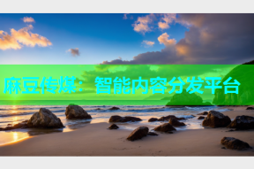 麻豆传煤：智能内容分发平台