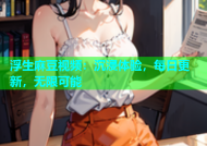 浮生麻豆视频：沉浸体验，每日更新，无限可能