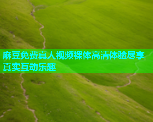 麻豆免费真人视频裸体高清体验尽享真实互动乐趣  第1张