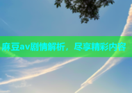 麻豆av剧情解析，尽享精彩内容