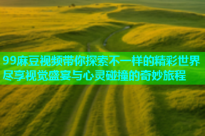 99麻豆视频带你探索不一样的精彩世界尽享视觉盛宴与心灵碰撞的奇妙旅程