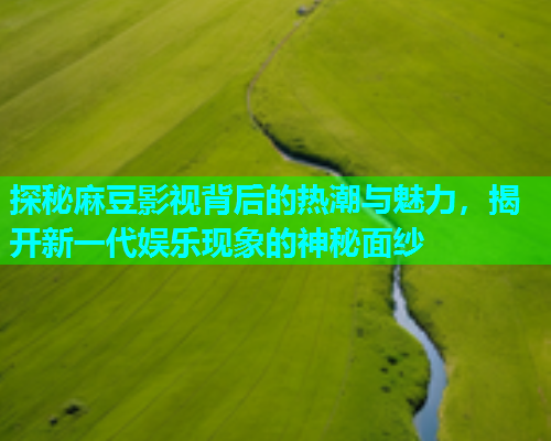 探秘麻豆影视背后的热潮与魅力，揭开新一代娱乐现象的神秘面纱  第1张