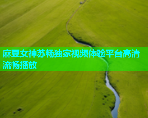 麻豆女神苏畅独家视频体验平台高清流畅播放  第1张